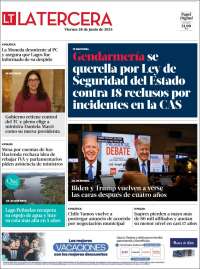 Portada de La Tercera (Chile)