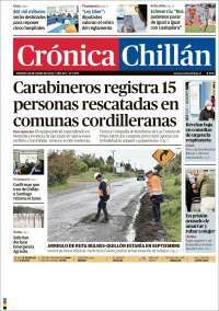 Portada de Crónica Chillán (Chile)