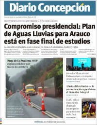 Portada de Diario de Concepción (Chile)