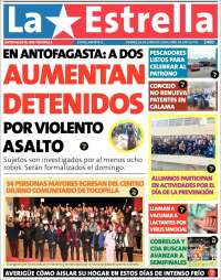 Portada de La Estrella de Tocopilla (Chile)