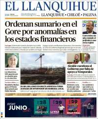 Portada de El Llanquihue (Chile)