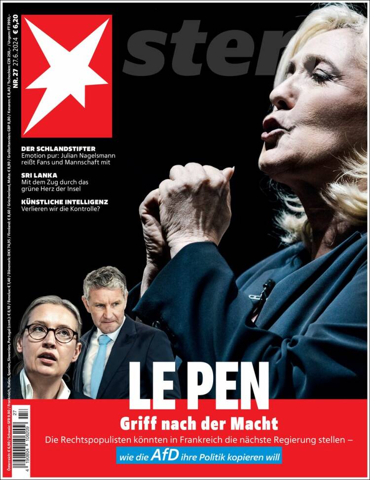 Portada de Stern (Alemania)