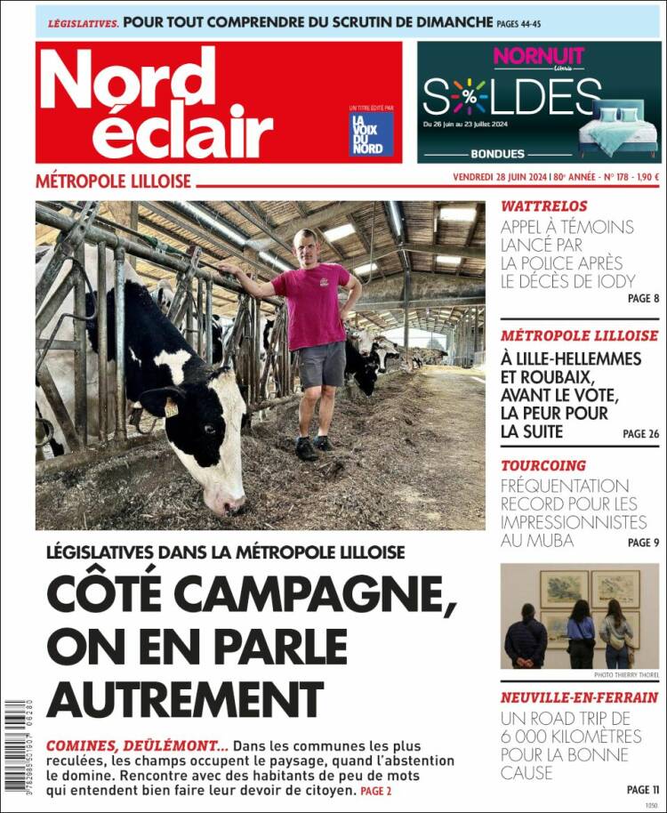 Portada de Nord Éclair (Francia)