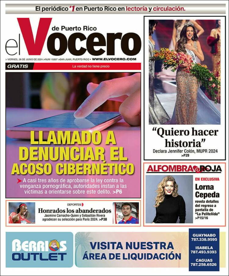 Portada de Vocero (Puerto Rico)