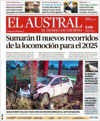 Portada de El Austral de Osorno (Chile)