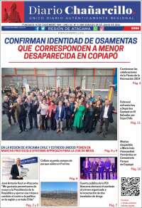 Portada de Diario Chañarcillo (Chile)