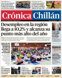 Portada de Crónica Chillán (Chile)