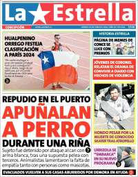 Portada de La Estrella de Concepción (Chile)