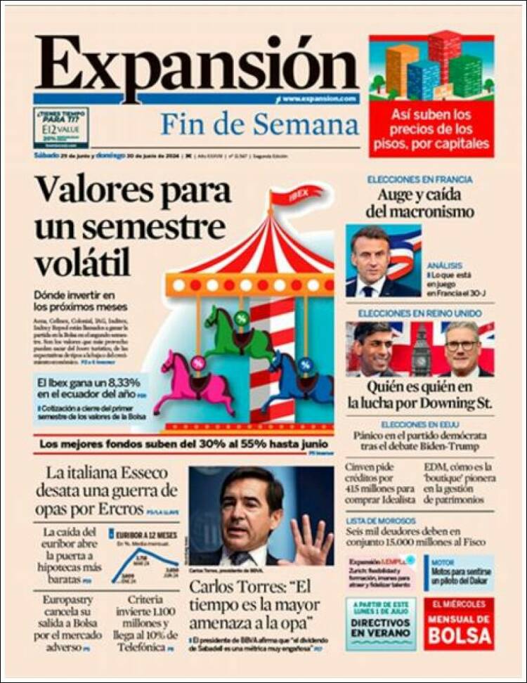 Portada de Expansión (Espa&ntilde;a)