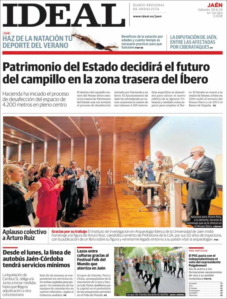 Portada de El Ideal de Jaén (Espa&ntilde;a)