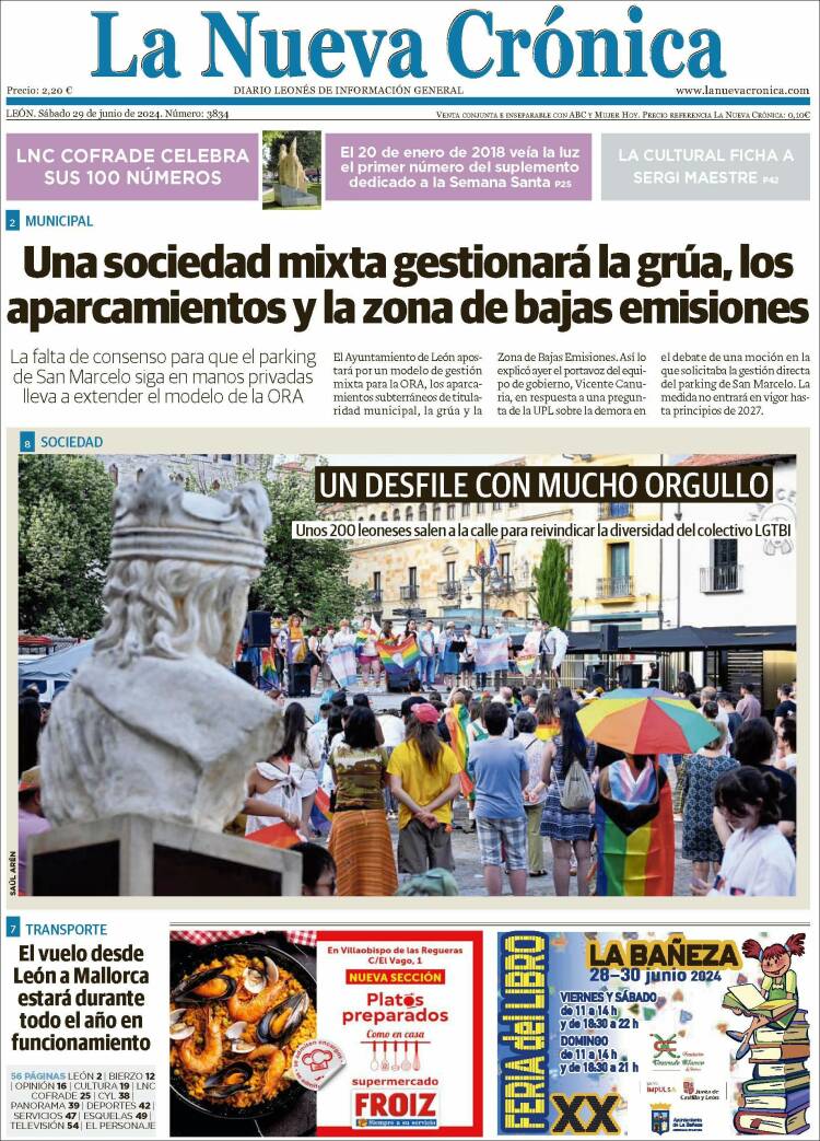 Portada de La Nueva Crónica (Espa&ntilde;a)