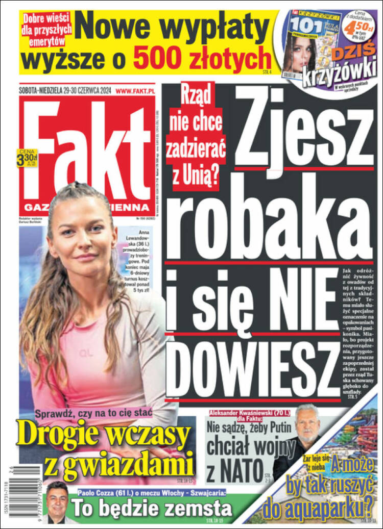 Portada de Fakt (Polonia)