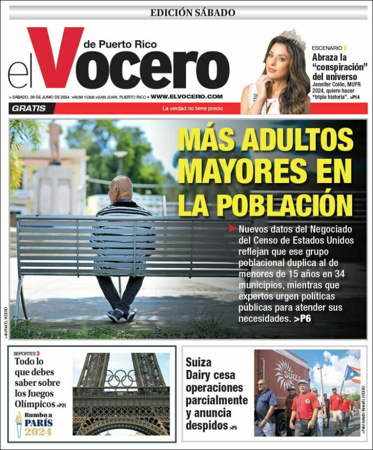 Portada de Vocero (Puerto Rico)