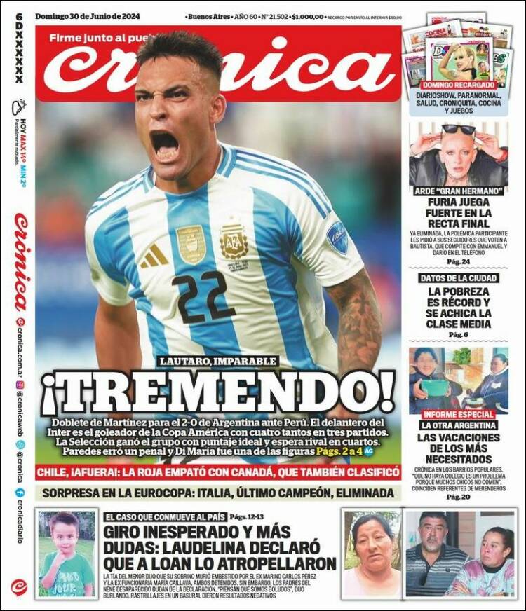 Portada de La Voz del Chaco (Argentina)