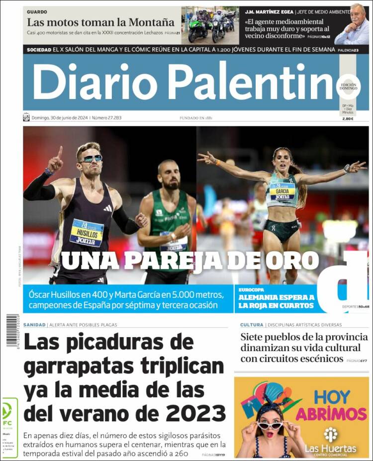 Portada de Diario Palentino (España)