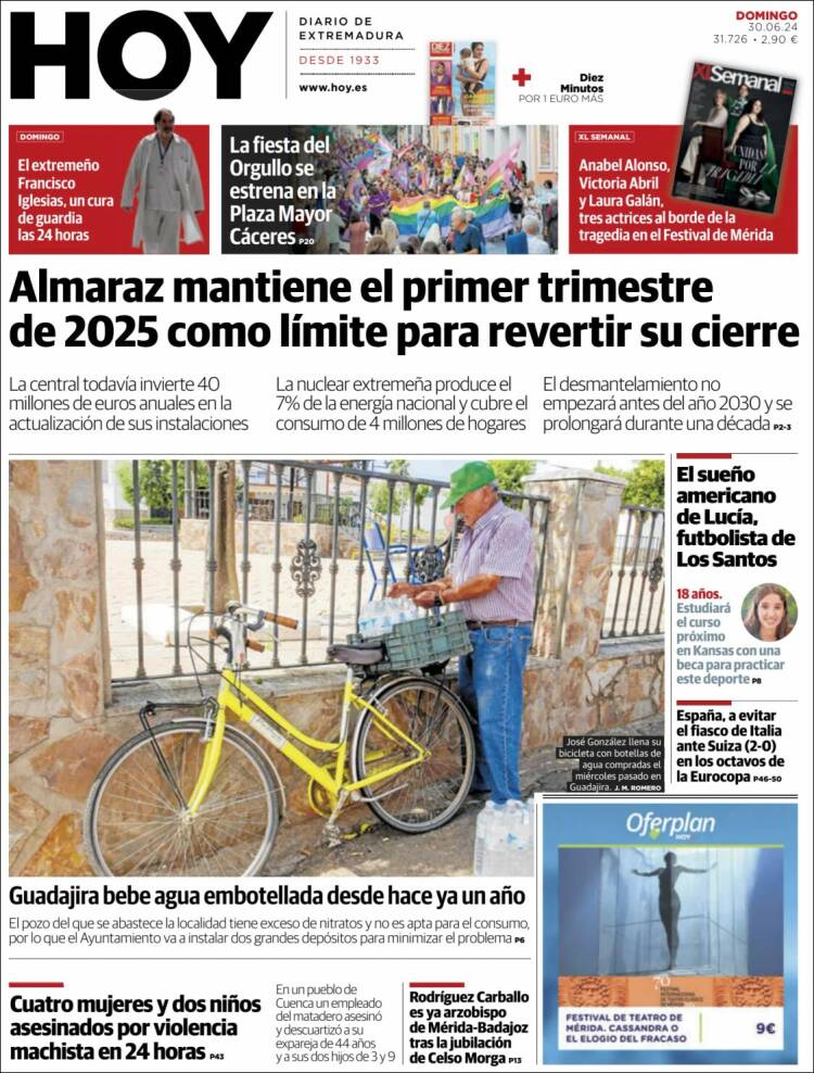 Portada de Hoy - Badajoz (España)