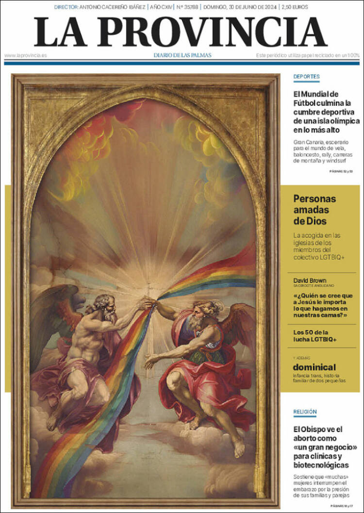 Portada de La Provincia (España)