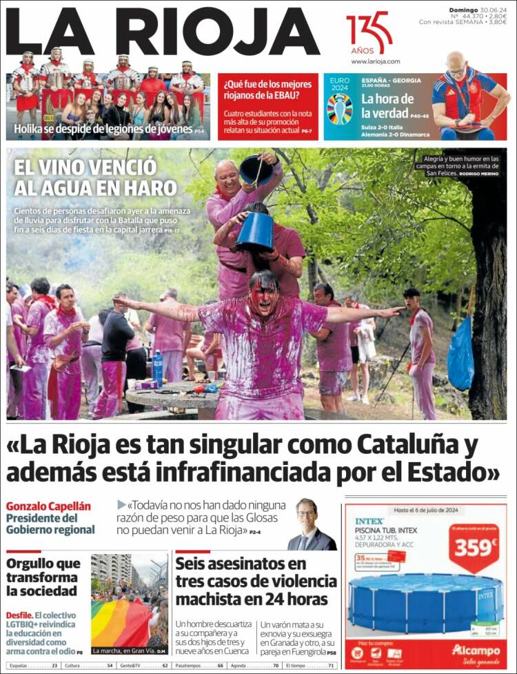 Portada de La Rioja (España)