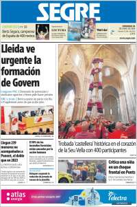 Portada de Segre  (España)