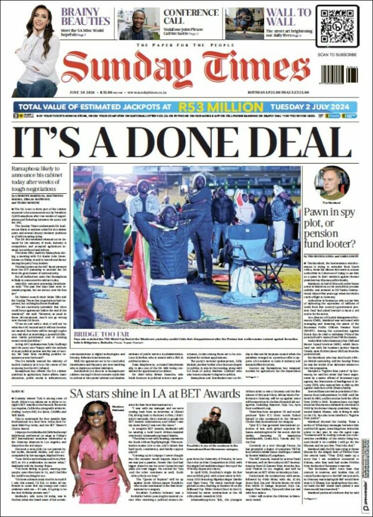 Portada de Hürriyet (Turqu&iacute;a)