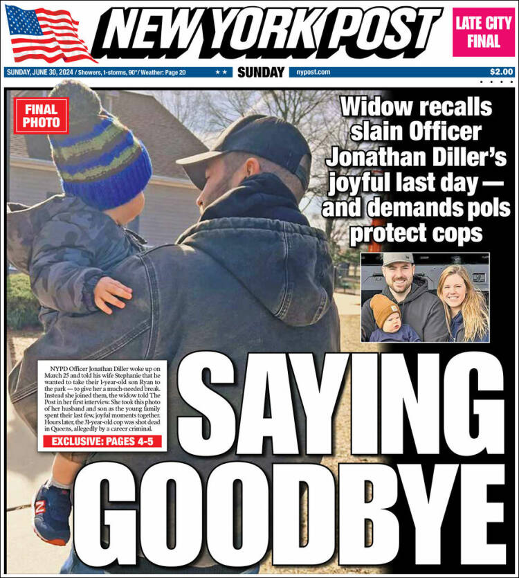 Portada de New York Post (USA)