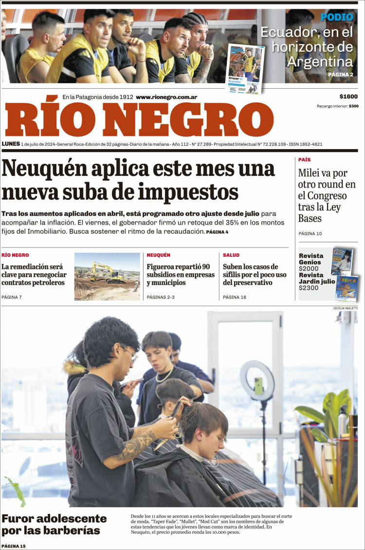 Portada de Rio Negro (Argentina)