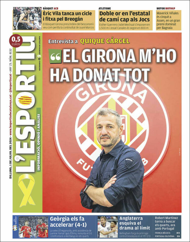 Portada de L'Esportiu : Girona (Espagne)