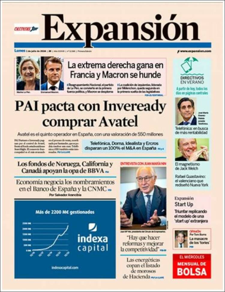 Portada de Expansión (Espa&ntilde;a)