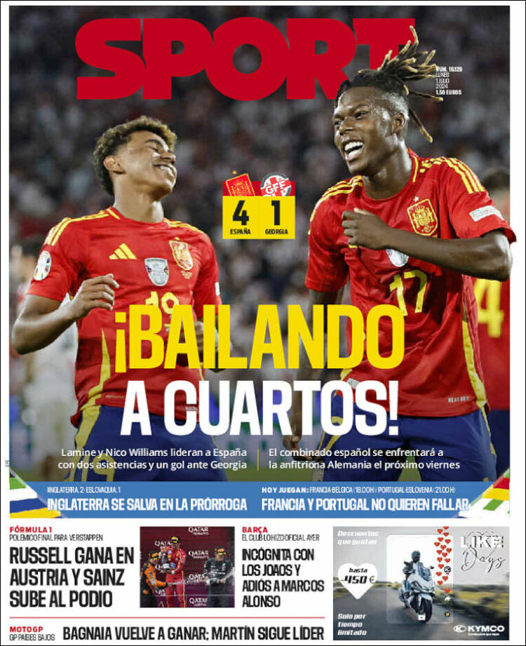 Portada de Sport (Espagne)