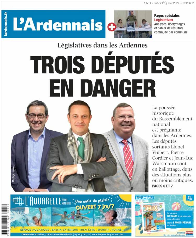 Portada de L'Ardenais (Francia)