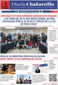 Portada de Diario Chañarcillo (Chile)