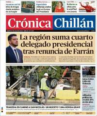 Portada de Crónica Chillán (Chile)