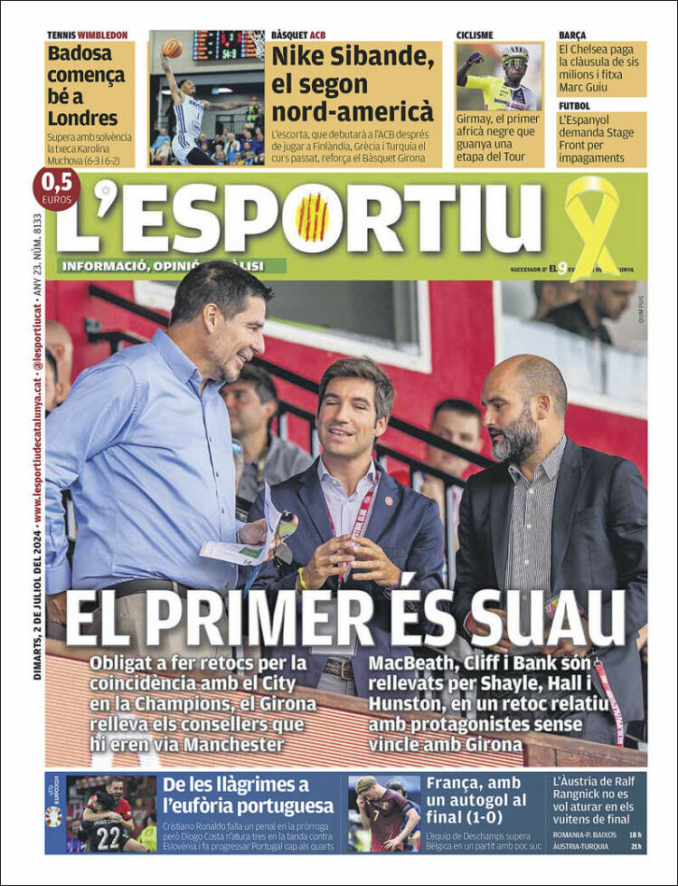 Portada de L'Esportiu : Girona (España)