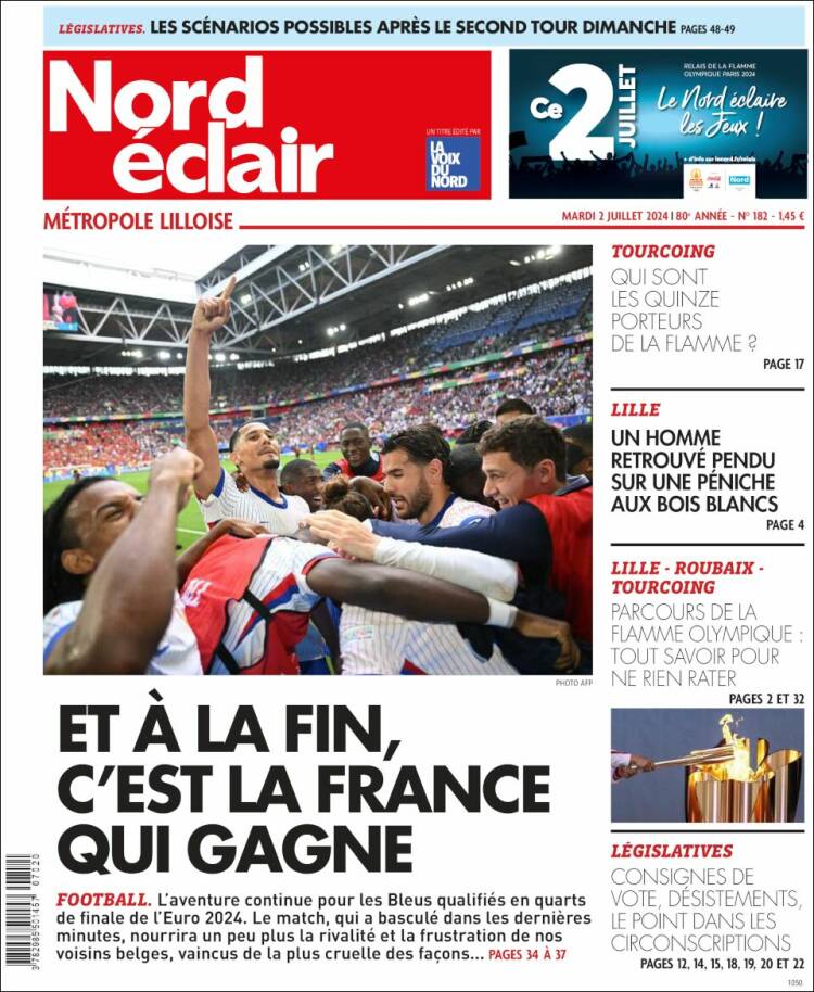 Portada de Nord Éclair (Francia)
