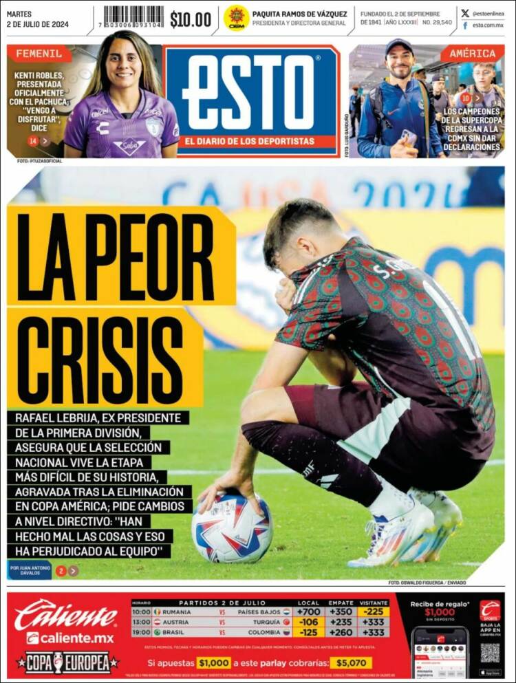 Portada de Esto (M&eacute;xico)