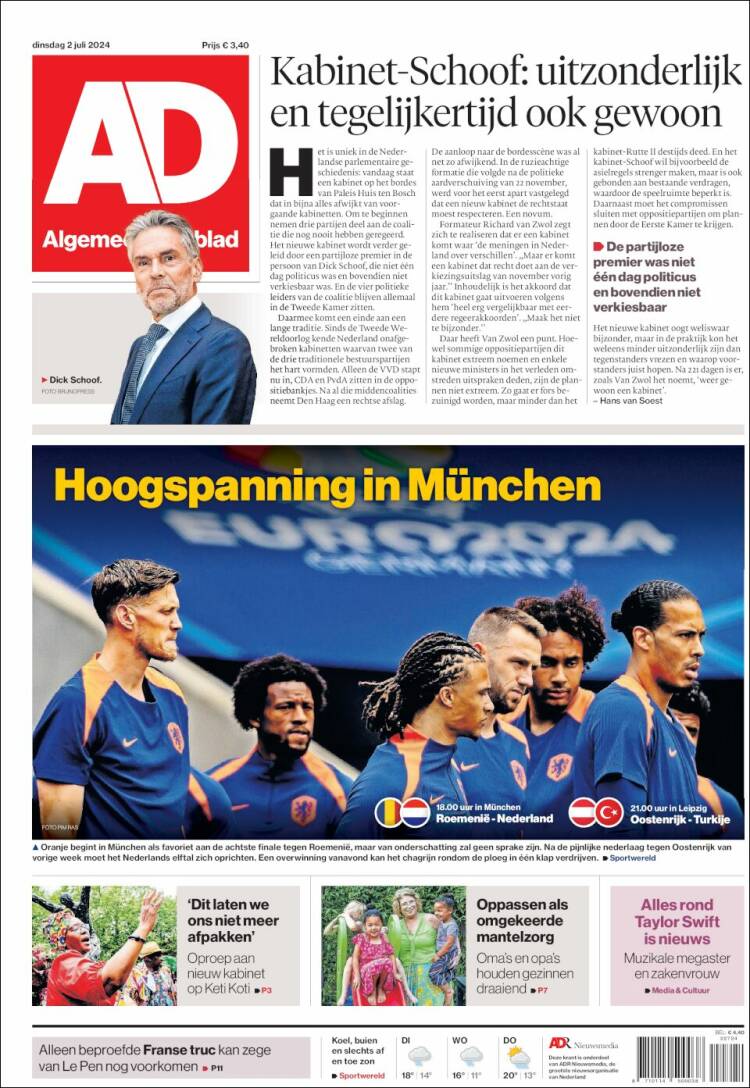 Portada de AD (Pa&iacute;ses Bajos)