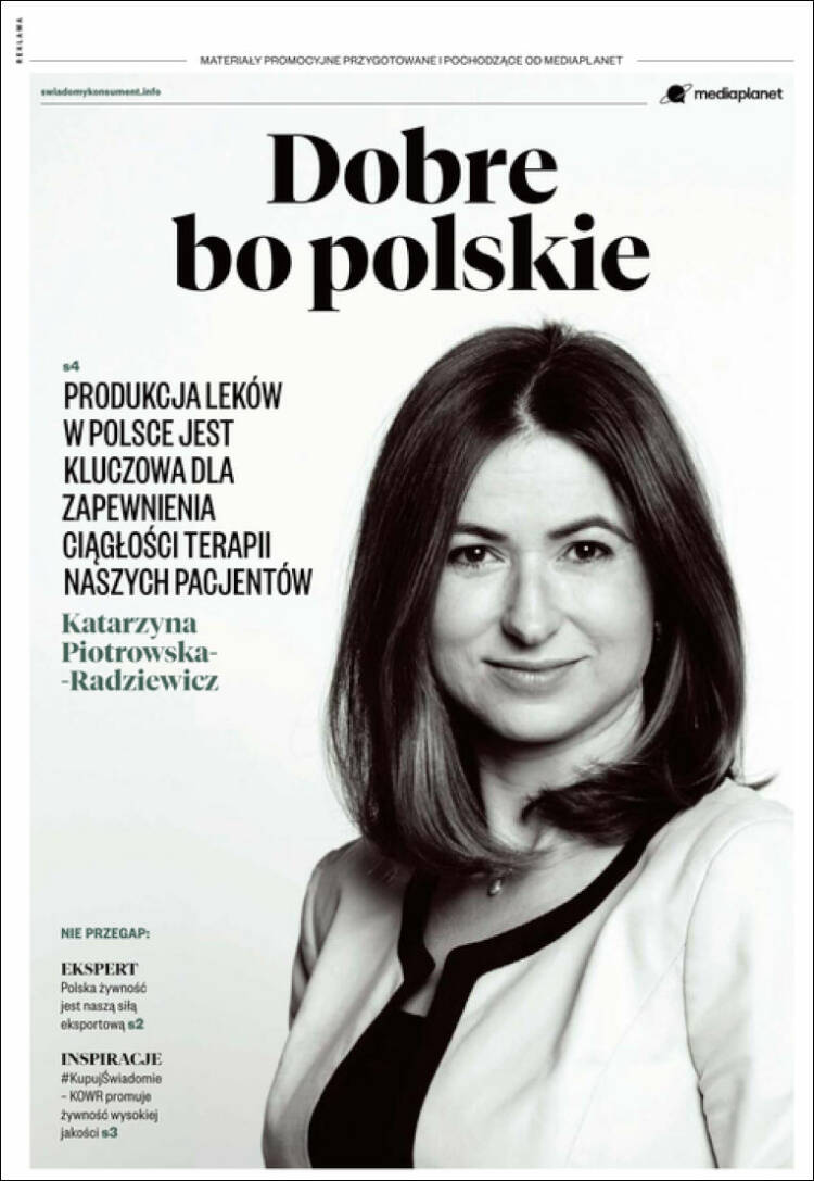 Portada de Gazeta Wyborcza (Polonia)