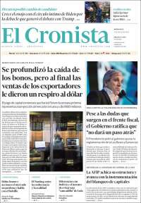 Portada de El Cronista Comercial (Argentina)