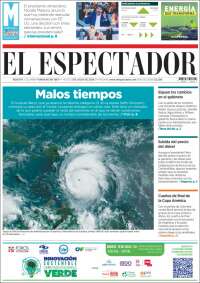 Portada de El Espectador (Colombia)