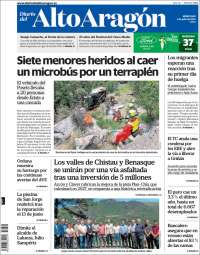 Portada de Diario del AltoAragón (España)