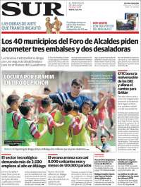 Portada de Diario el Sur (España)