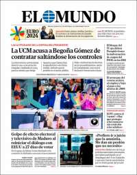 Portada de El Mundo (España)