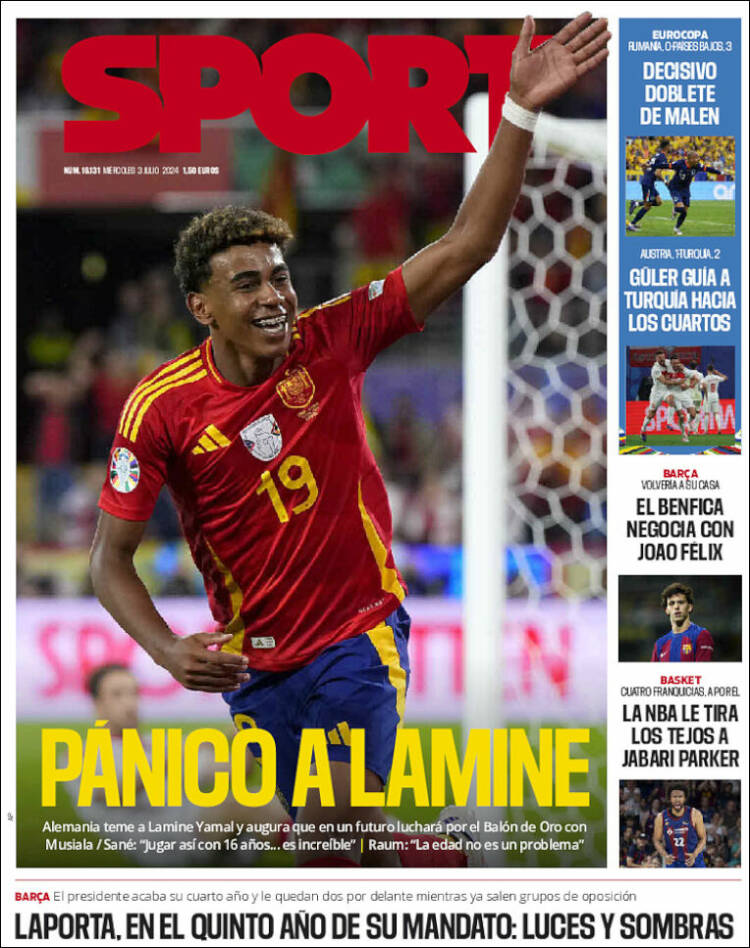 Portada de Sport (España)