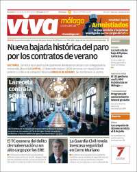 Portada de Viva Málaga (España)