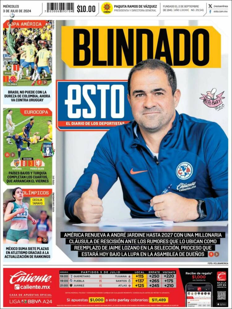 Portada de Esto (M&eacute;xico)