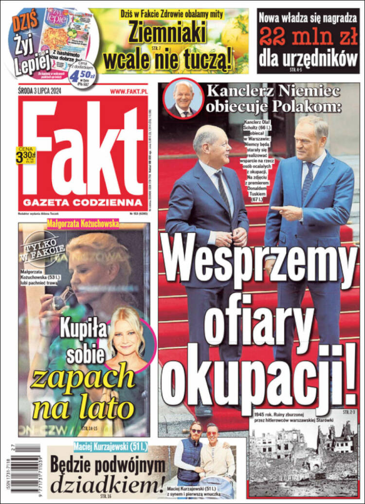 Portada de Fakt (Polonia)