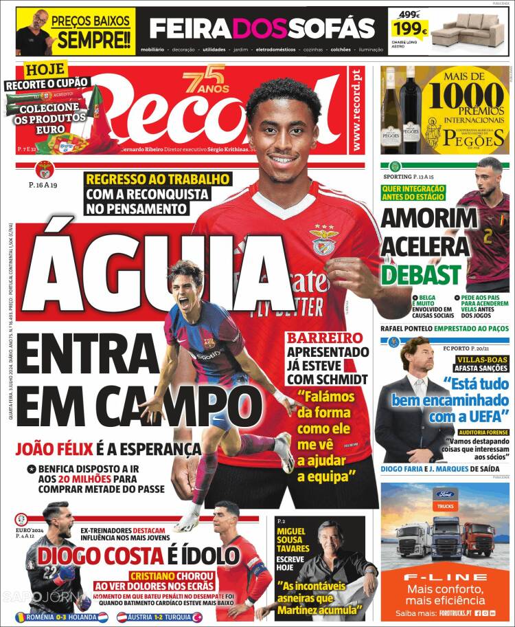 Portada de Record (Portugal)