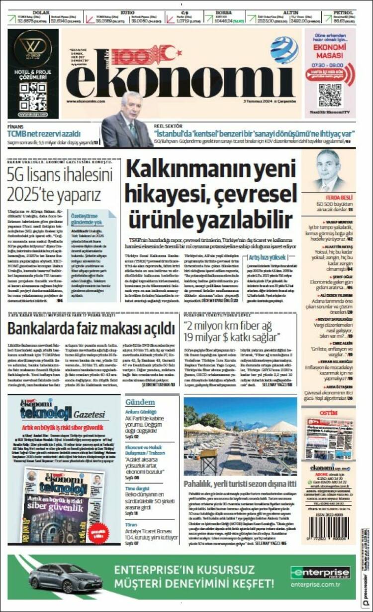Portada de Dünya (Turqu&iacute;a)