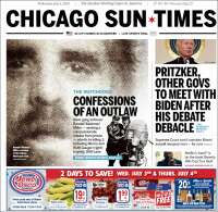 Portada de Chicago Sun-Times (USA)