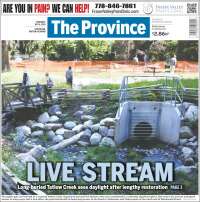 Portada de The Province (Canadá)